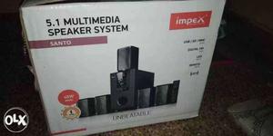 Black Impex 5.1 Multimedia Speaker System Box