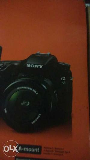 Black Sony DSLR Camera Box