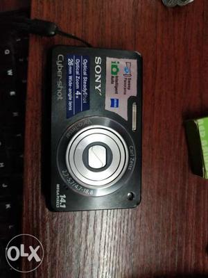 Black Sony Point-and-shoot Camera with Case Logic case and