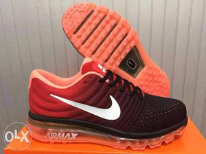 Black-and-red Nike Air Max Sneakers