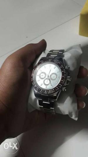 Brand new mens automatic chronograph watch with