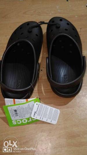 Crocs. size-8/9 colour- Blackish brown not used