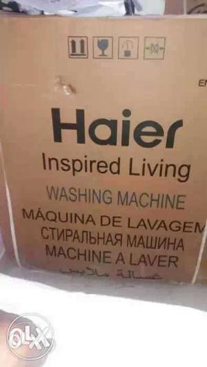 Haier washing machine