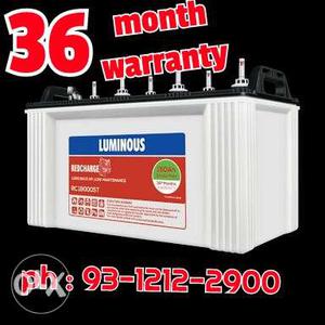 New Luminous Tubular 150Ah - 36* Months Warranty inverter