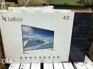 New box piece LeEco Flat Screen 43 inch 4k. Smart T.V.