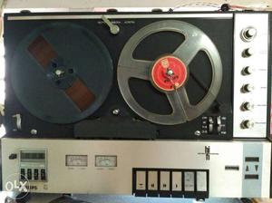 Philips spool tape recorder, real to real