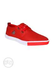 Red Low-top Sneaker
