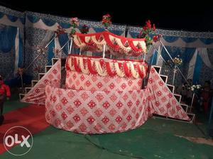 Revolving jaymala stage for rent शादी