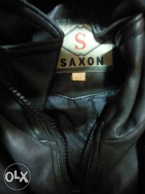Saxon company leather jacket and used only once