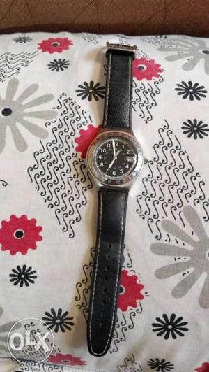 Swatch Watch Leather Strap