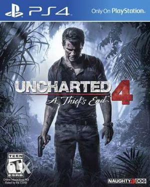 Uncharted 4 ps4 game.