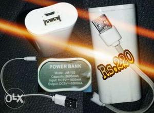 White And Black Power Bank