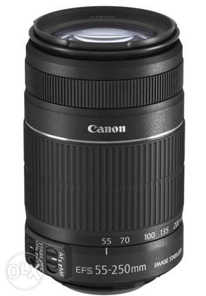 mm Black Canon Lens
