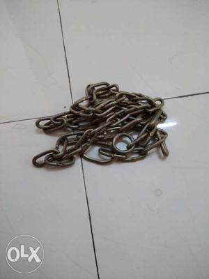 6 feet Metal Link Chain. unused. Fixed price