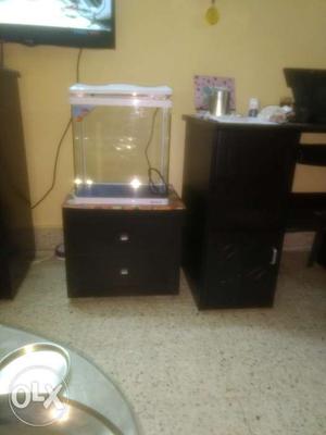 A boyu aquarium with pump and light and filter 5 months old