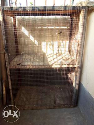 Brown And Grey Breeding Cage