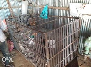 Large Brown Metal Pet hen heavy cage..