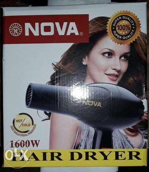 Black Nova Hair Dryer Box