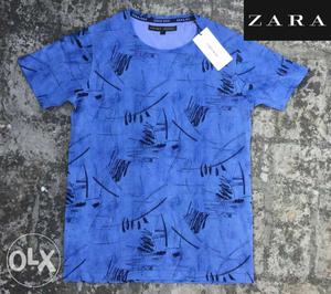 Branded jack jones,Zara Crew-neck T-shirt at wholesale rate