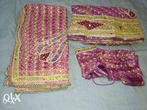 Brown And Pink Textile S