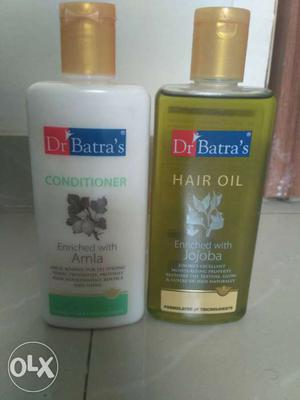 Dr. Batra's hair oil and conditioner. brand new.