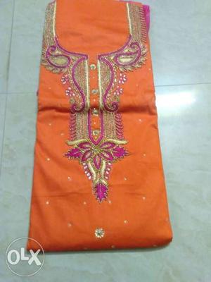 Hand work with beads work material, with banaras