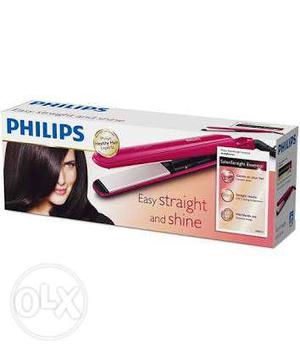 Pink Philips Hair Straightener Box