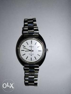 Round Silver original hmt Kohinoor watch