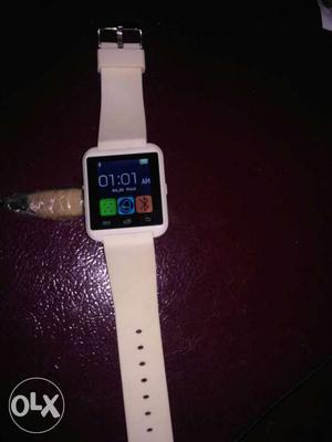 White And Black Smart Watch