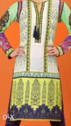 Whosale pure lawn kurta febric