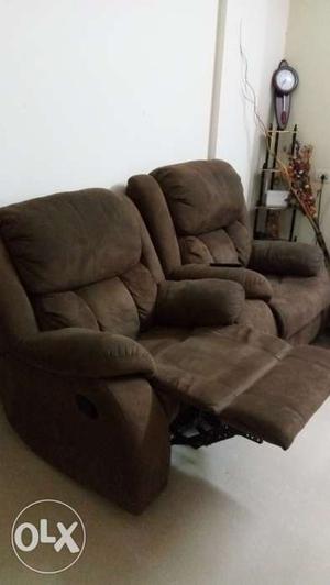 2 year old Damro 5 seater sofa with two single