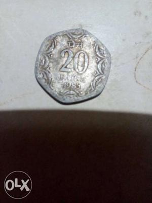 20 Pisa coin old above 30 years