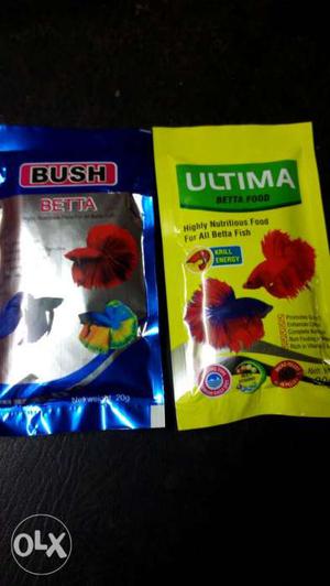 40 rs/Pack... Quality food for Betta