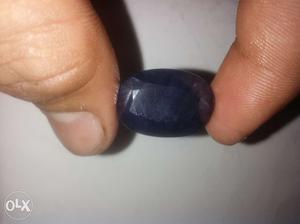 A natural Blue sapphire ct.oveal shape. If