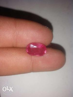 A natural Ruby oval shape of 3.75ct. If you need