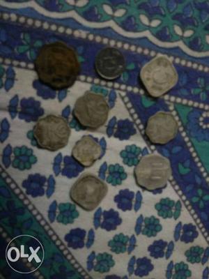 Ancent coin of 10paise & 1 praise
