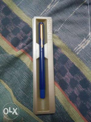 Blue and gold special Parker with fully refilled it's new