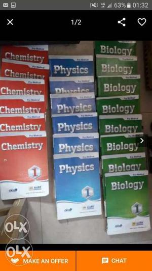 Chemistry, Physics, And Biology Book Lot