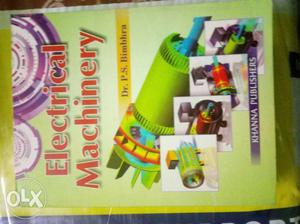 Electricity Machinery By Khanna Publishing Book