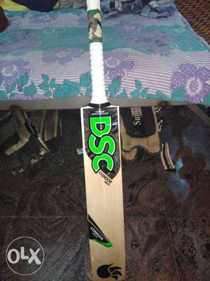 English Willow bat. DSC sponsorship...