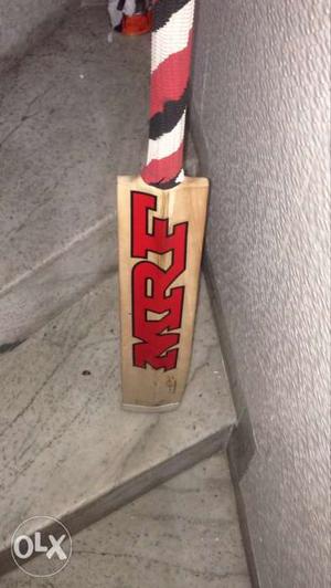 English willow Red MRF Cricket Bat