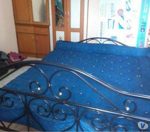 Gently used 5*6 cot and bed for sale Bangalore