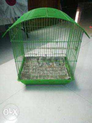 Green Metal Pet Cager