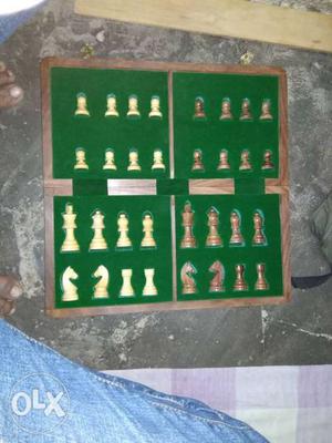 Green-and-brown Chessboard