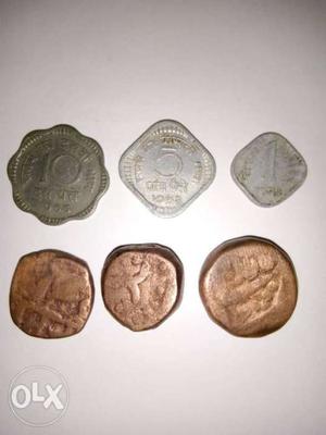 Old Indian coins 100% origional