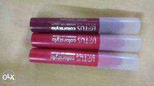 Pack of 3 brand new unused "Lotus Lip Crayons".