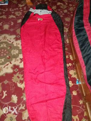 Red And Black Sleeping Bag
