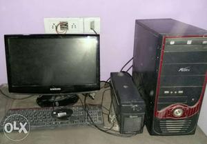 Samsung monitor, system, ups in good condition my