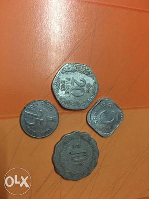 Set of 4 ancient coins