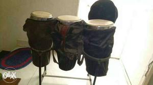 White And Black Conga Drums